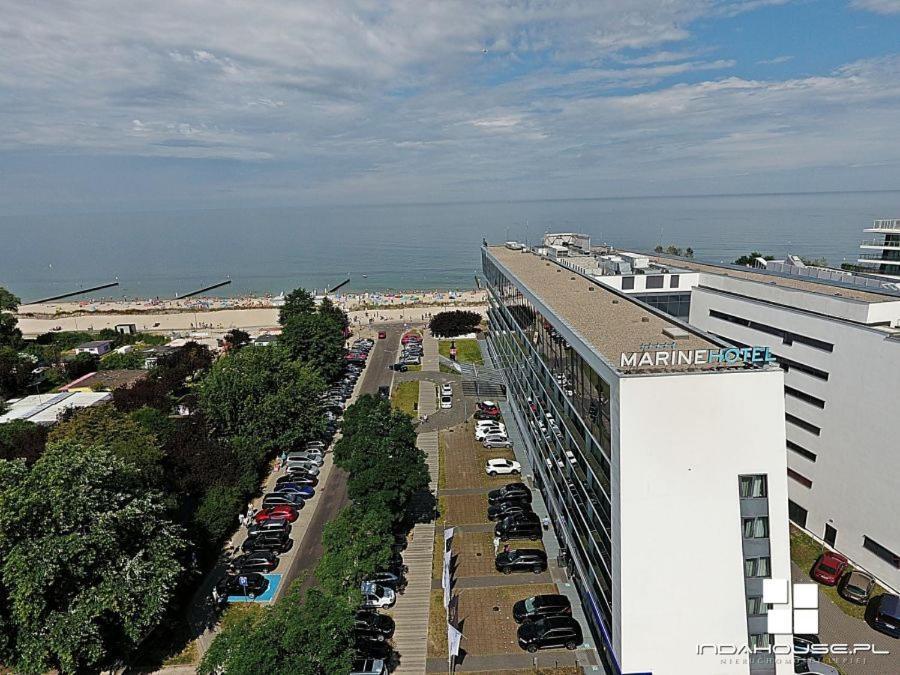 Apartamentyprzymorzu Marine***** Apartament Dwupoziomowy Z Widokiem Na Morze Kołobrzeg Esterno foto