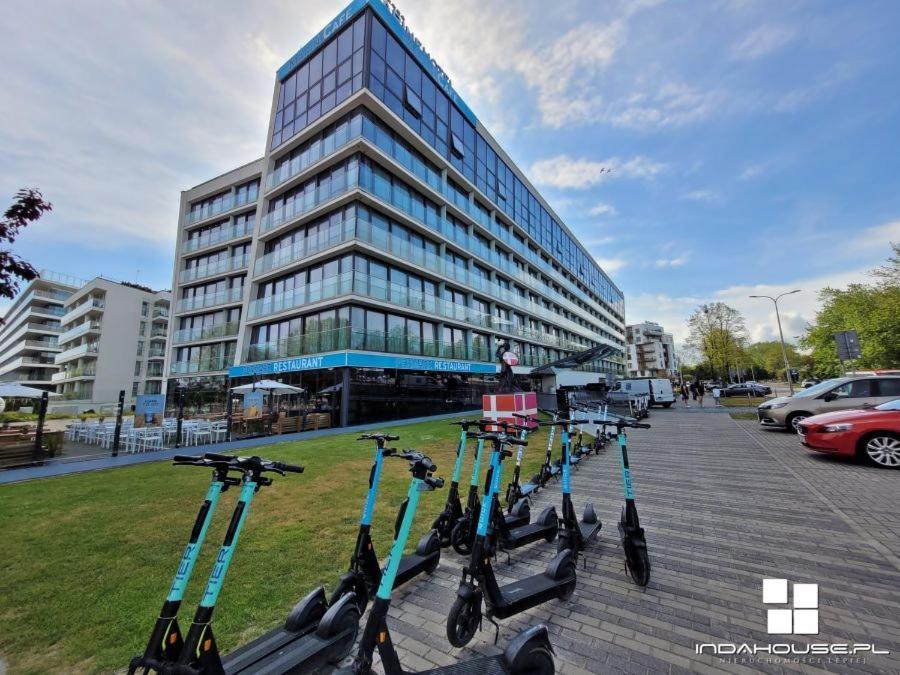 Apartamentyprzymorzu Marine***** Apartament Dwupoziomowy Z Widokiem Na Morze Kołobrzeg Esterno foto