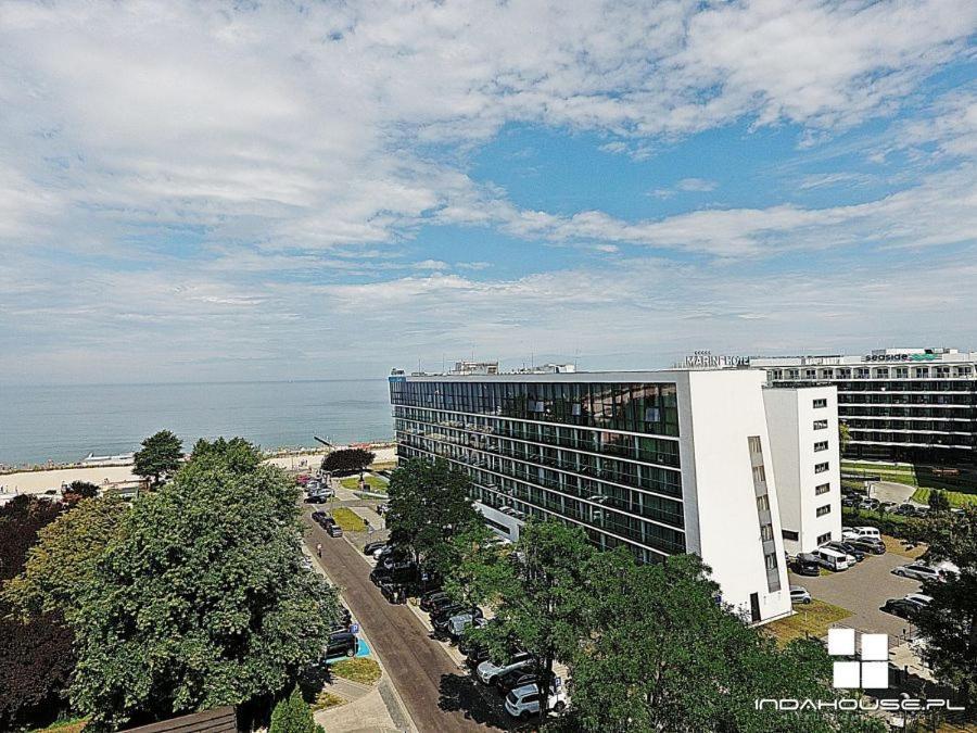 Apartamentyprzymorzu Marine***** Apartament Dwupoziomowy Z Widokiem Na Morze Kołobrzeg Esterno foto