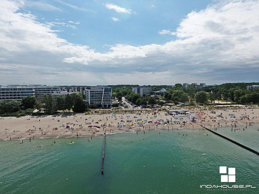Apartamentyprzymorzu Marine***** Apartament Dwupoziomowy Z Widokiem Na Morze Kołobrzeg Esterno foto