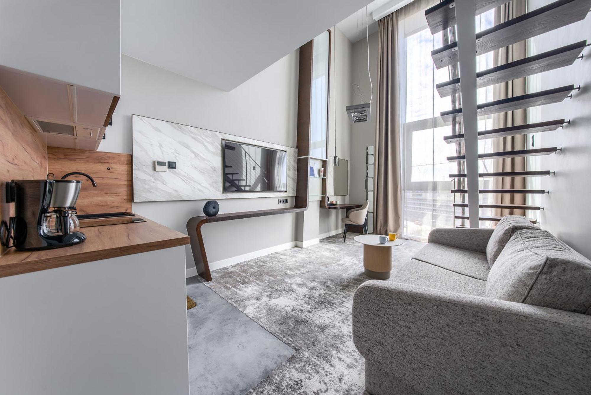 Apartamentyprzymorzu Marine***** Apartament Dwupoziomowy Z Widokiem Na Morze Kołobrzeg Esterno foto